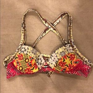 Tropical maaji bathing suit top